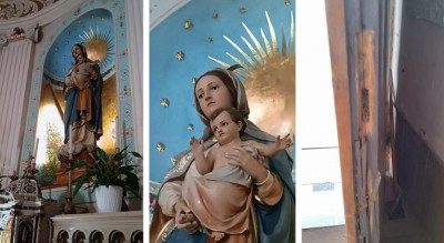 troia statua madonna