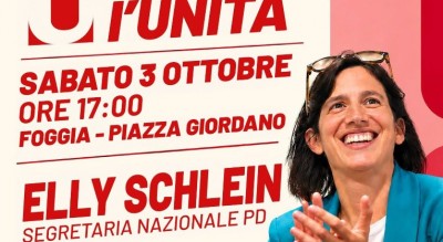 festa unita foggia Elly Schlein