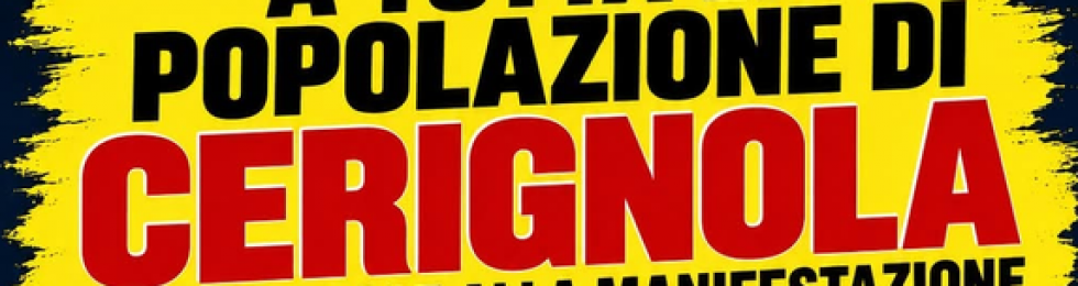 ..manifestazione carburante cerignola