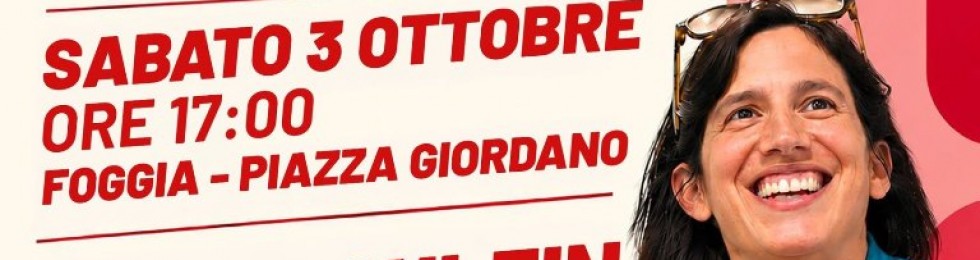 ..festa unita foggia Elly Schlein