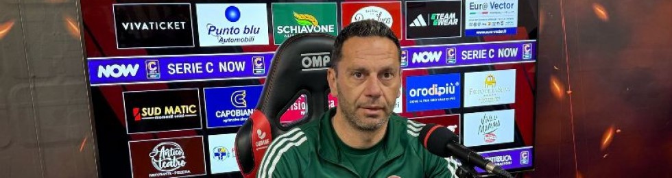 ..zauri allenatore calcio foggia conferenza stampa prepartita