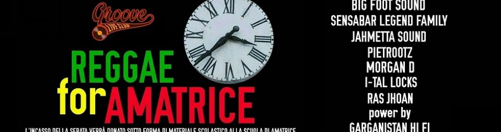 reggae for amatrice