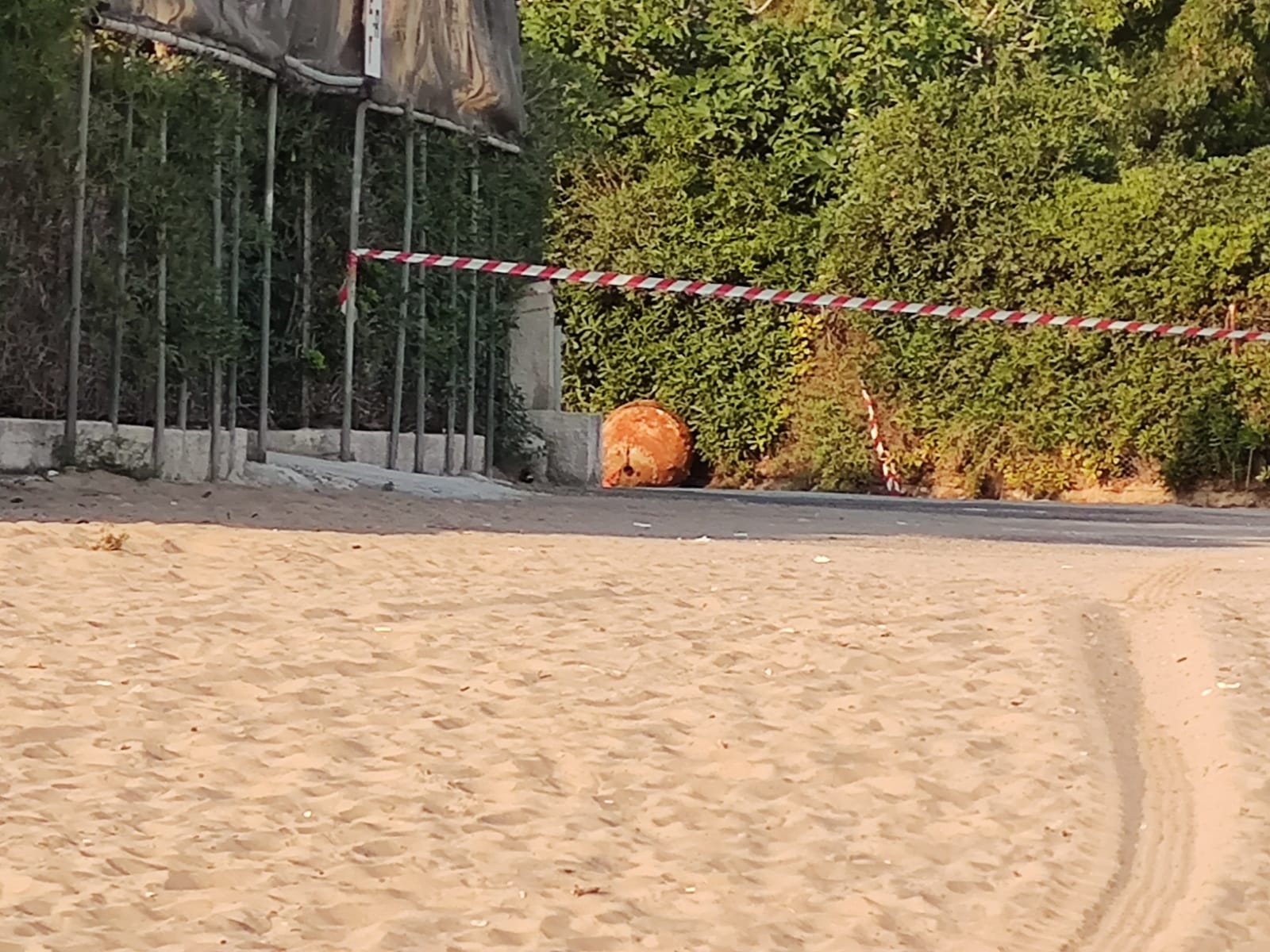 vieste ritrovato ordigno bellico spiaggia delimitata zona