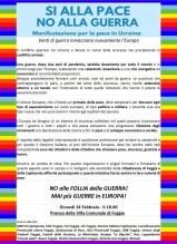 volantino manifestazione pace ucraina foggia